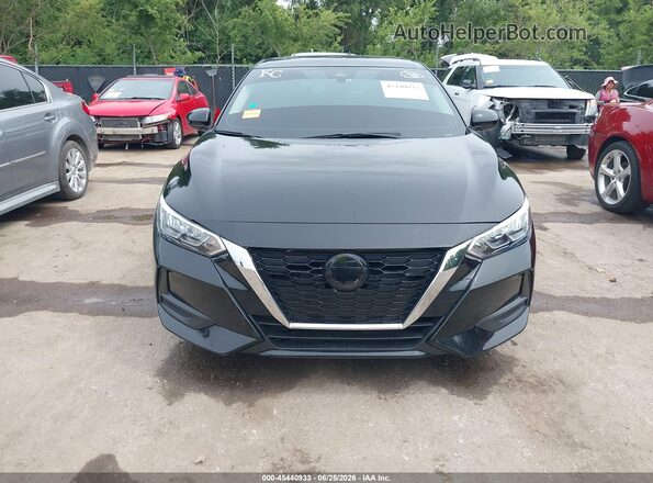 3N1AB8CV9MY327452 2021 NISSAN SENTRA SV W/CONTINUO Black Вид щитка приладів