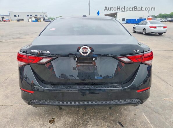 3N1AB8CV9PY322806 2023 NISSAN SENTRA Черный Вид сзади