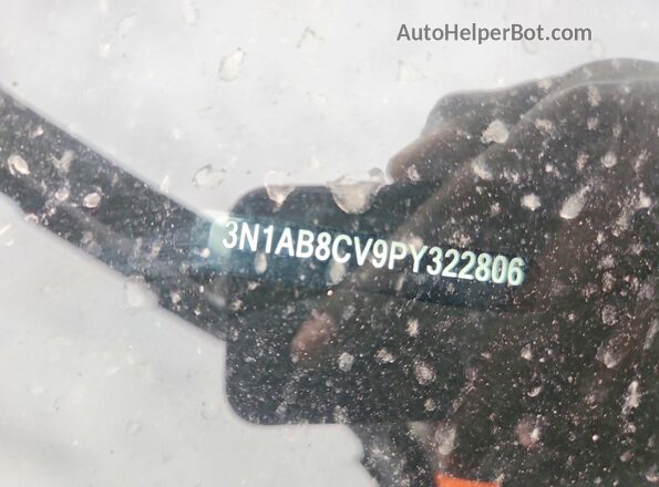 3N1AB8CV9PY322806 2023 NISSAN SENTRA Черный Вид подкапотного пространства