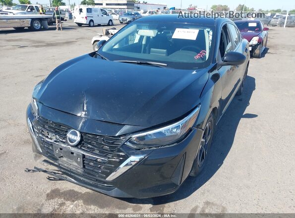3N1AB8CV9SY202755 2025 NISSAN SENTRA Black Vista tres cuartos delantera izquierda