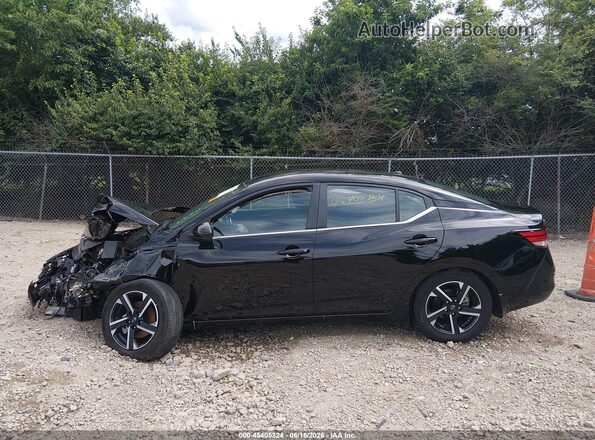 3N1AB8CV9SY242575 2025 NISSAN SENTRA Black Սալոնի 360 աստիճան տեսք