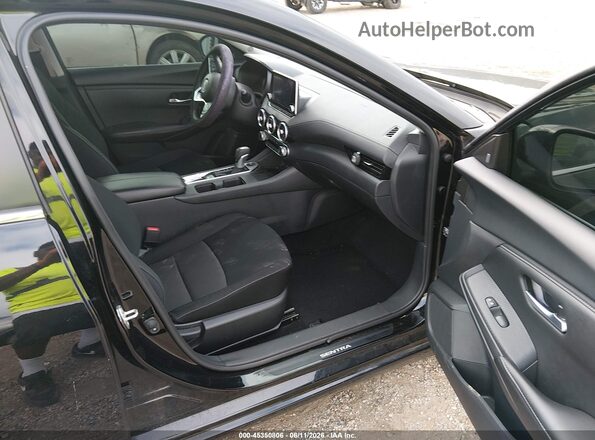 3N1AB8CV9SY257299 2025 NISSAN SENTRA Black Widok wnętrza z przodu