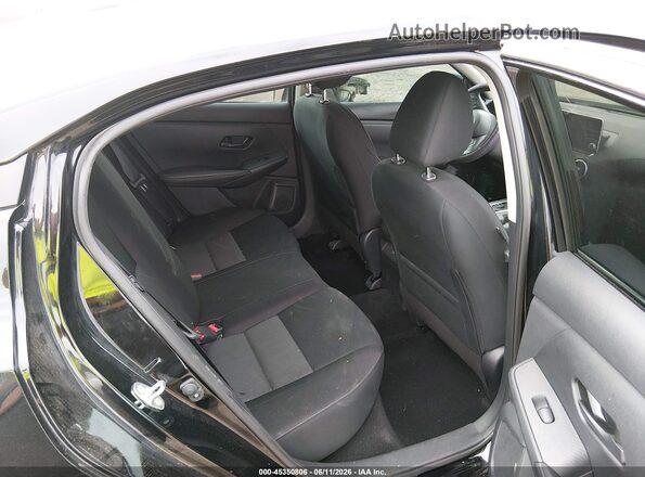 3N1AB8CV9SY257299 2025 NISSAN SENTRA Black Widok naklejki z numerem VIN