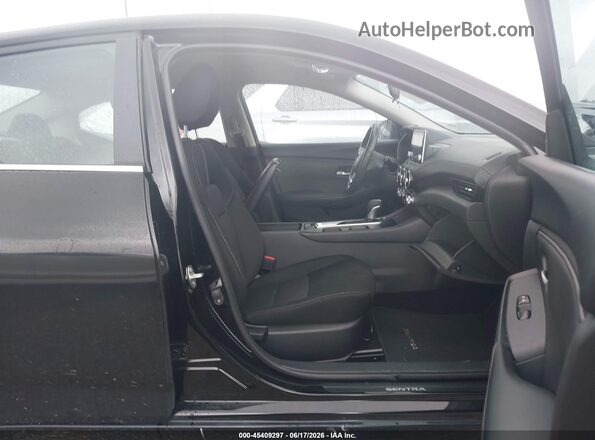 3N1AB8CV9SY282719 2025 NISSAN SENTRA Black წინა სალონის ხედი