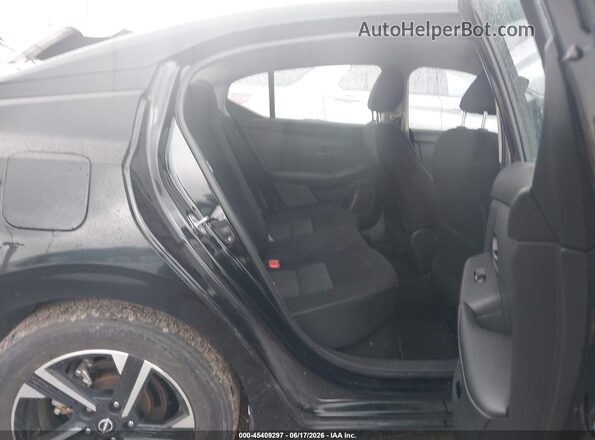 3N1AB8CV9SY282719 2025 NISSAN SENTRA Black VIN კოდის სტიკერის ხედი