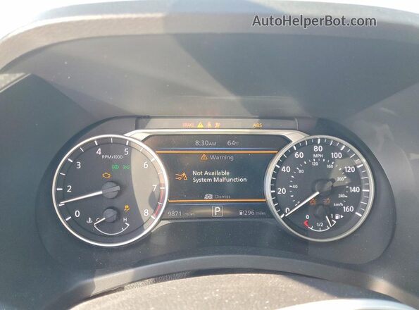 3N1AB8CV9SY346807 2025 NISSAN SENTRA Белый Вид щитка приборов