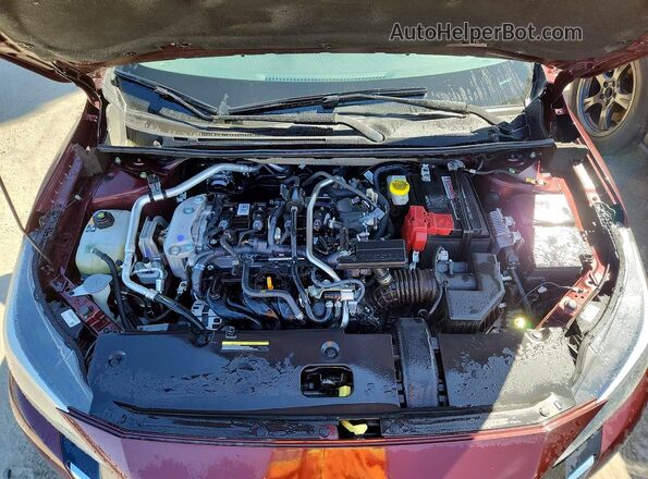 3N1AB8CV9SY370055 2025 NISSAN SENTRA Maroon Вид задньої частини салону