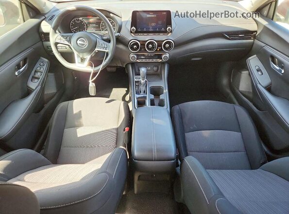 3N1AB8CV9SY370055 2025 NISSAN SENTRA Maroon Вид панелі приладів