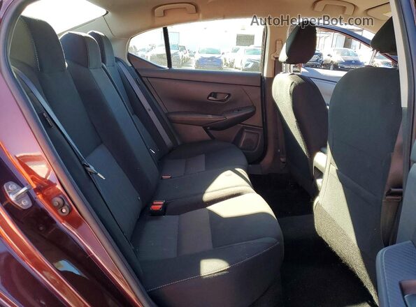 3N1AB8CV9SY370055 2025 NISSAN SENTRA Maroon Вид задніх сидінь
