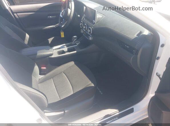3N1AB8CV9SY373201 2025 NISSAN SENTRA White Vista interior delantera