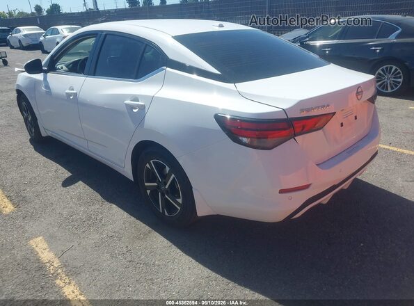 3N1AB8CV9SY373201 2025 NISSAN SENTRA White Trasero izquierdo