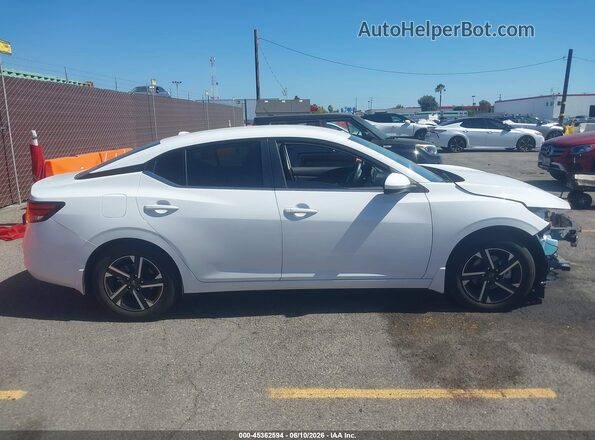 3N1AB8CV9SY373201 2025 NISSAN SENTRA White Vista interior trasera