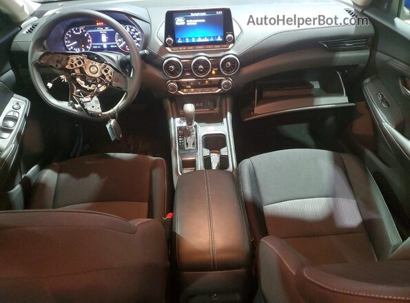 3N1AB8CV9SY381265 2025 NISSAN SENTRA Blue Dashboard view