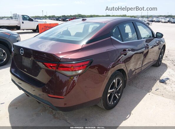 3N1AB8CV9SY390760 2025 NISSAN SENTRA Maroon Rear right