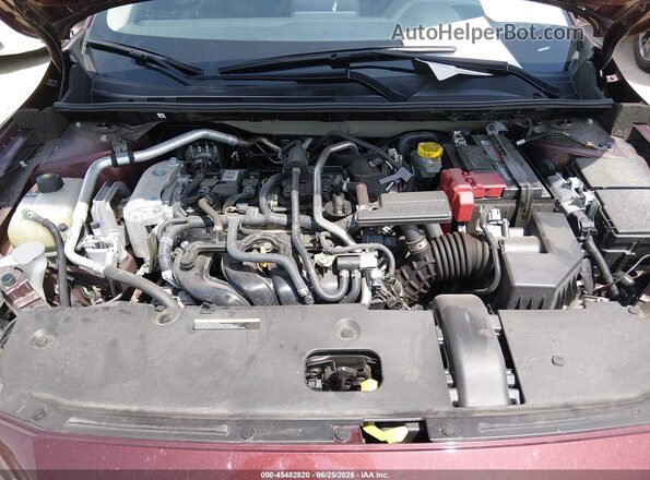 3N1AB8CV9SY390760 2025 NISSAN SENTRA Maroon Rear view