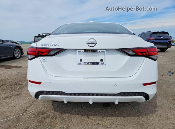 3N1AB8CV9SY400364 2025 NISSAN SENTRA White Вид ззаду