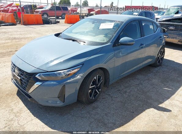 3N1AB8CV9SY408531 2025 NISSAN SENTRA Gray Առջևի ձախ երեք քառորդ տեսարան