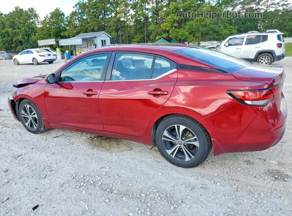 3N1AB8CVXLY273898 2020 NISSAN SENTRA Red Задня ліва чверть