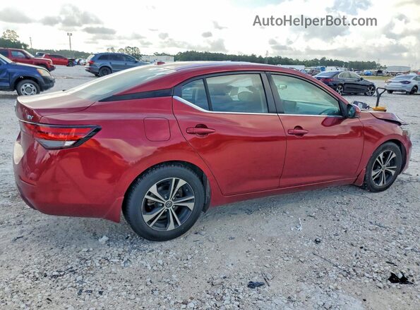 3N1AB8CVXLY273898 2020 NISSAN SENTRA Red Задня права чверть