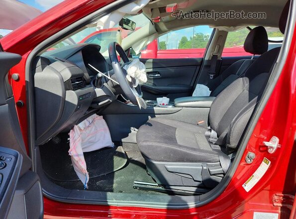 3N1AB8CVXLY284075 2020 NISSAN SENTRA Red Սալոնի դիմացի տեսք