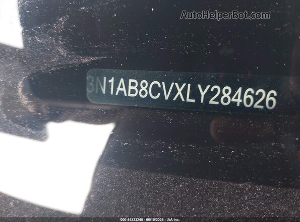 3N1AB8CVXLY284626 2020 NISSAN SENTRA Burgundy 