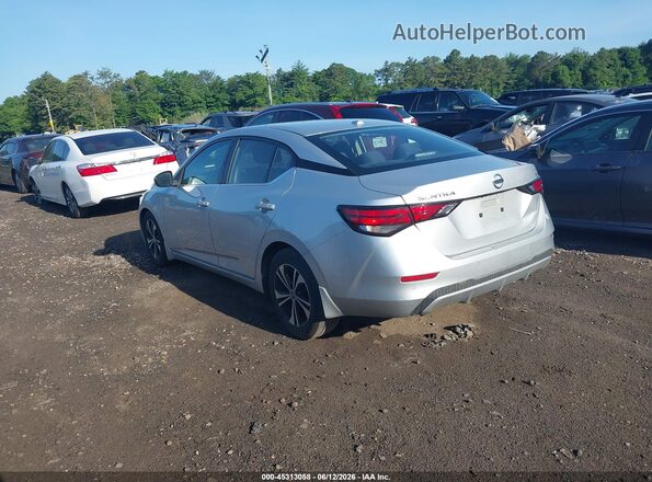 3N1AB8CVXMY202377 2021 NISSAN SENTRA Silver უკანა მარცხენა