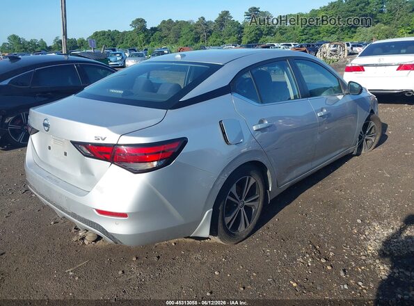 3N1AB8CVXMY202377 2021 NISSAN SENTRA Silver უკანა მარჯვენა