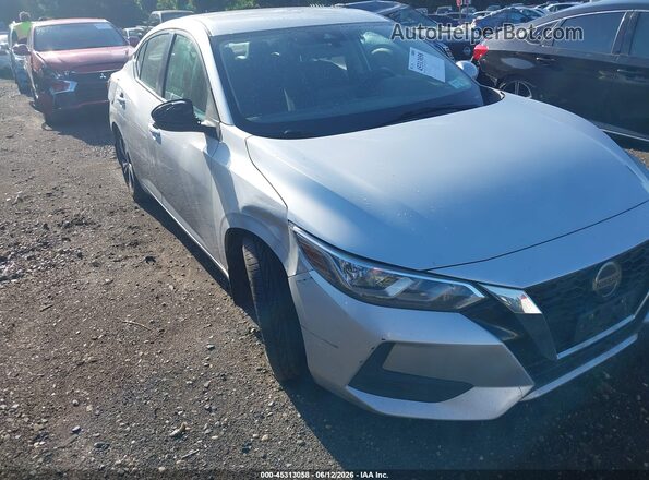 3N1AB8CVXMY202377 2021 NISSAN SENTRA Silver წინა ხედი