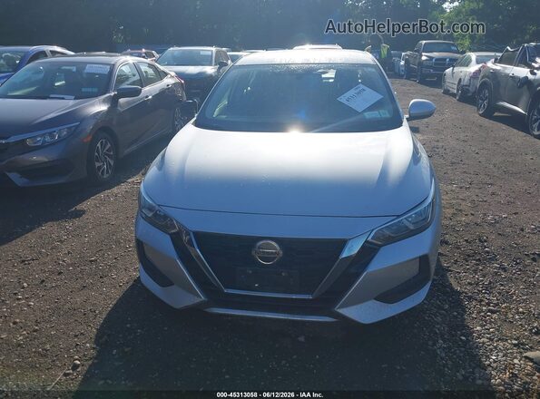 3N1AB8CVXMY202377 2021 NISSAN SENTRA Silver ხელსაწყოთა პანელის ხედი