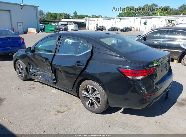 3N1AB8CVXMY204193 2021 NISSAN SENTRA Black Հետևի ձախ