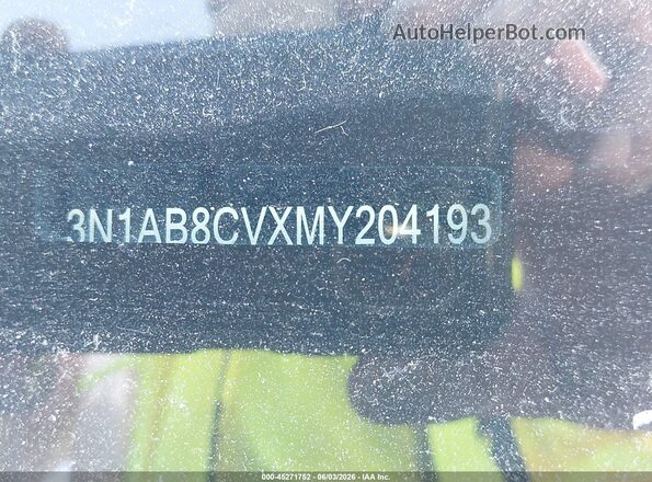 3N1AB8CVXMY204193 2021 NISSAN SENTRA Black Շարժիչի բաժամունքի տեսք