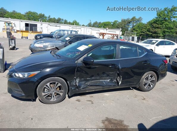 3N1AB8CVXMY204193 2021 NISSAN SENTRA Black Սալոնի 360 աստիճան տեսք