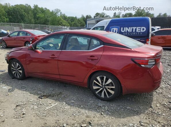 3N1AB8CVXMY292596 2021 NISSAN SENTRA Red Հետևի ձախ