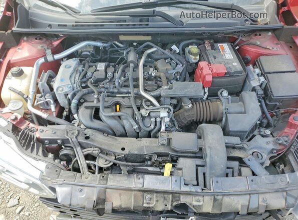 3N1AB8CVXMY292596 2021 NISSAN SENTRA Red Սալոնի հետևի տեսք