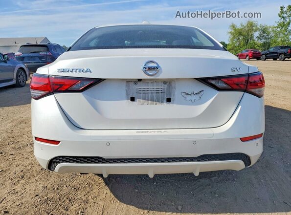 3N1AB8CVXMY296390 2021 NISSAN SENTRA White Widok z tyłu