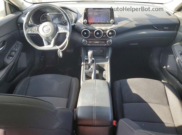 3N1AB8CVXMY296390 2021 NISSAN SENTRA White Widok deski rozdzielczej