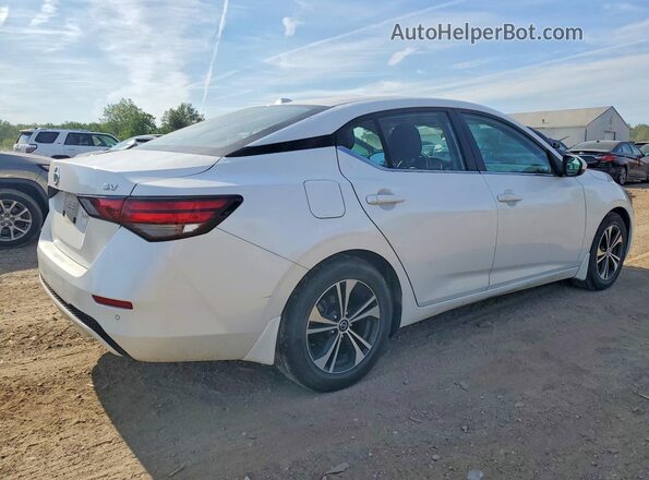 3N1AB8CVXMY296390 2021 NISSAN SENTRA White Tył prawy