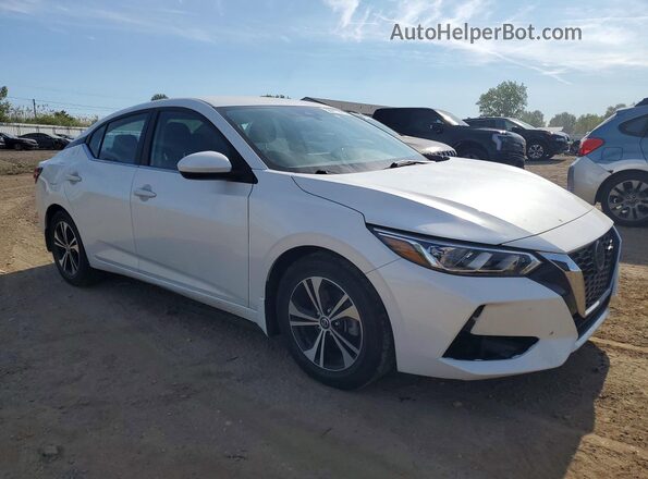3N1AB8CVXMY296390 2021 NISSAN SENTRA White Przód prawy