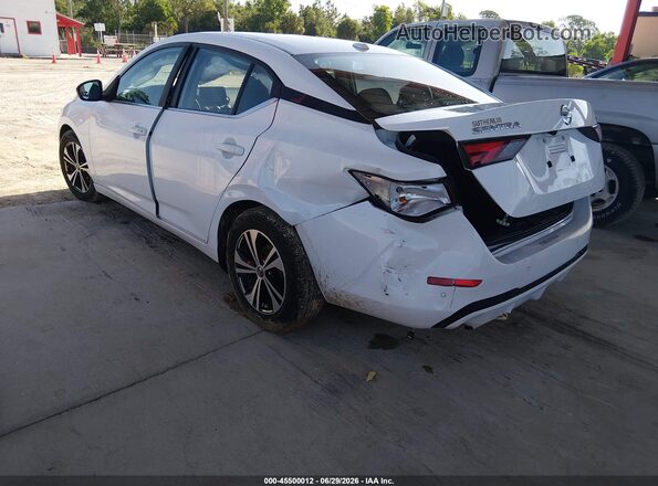 3N1AB8CVXMY316945 2021 NISSAN SENTRA White უკანა მარცხენა