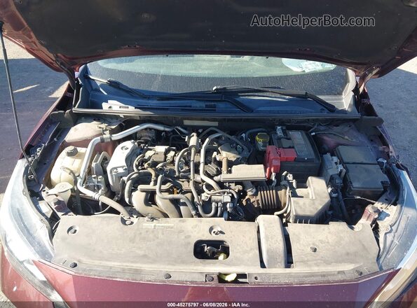 3N1AB8CVXMY319439 2021 NISSAN SENTRA Темно-бордовый Вид сзади