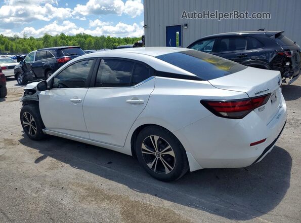 3N1AB8CVXMY326939 2021 NISSAN SENTRA Белый Задняя левая четверть