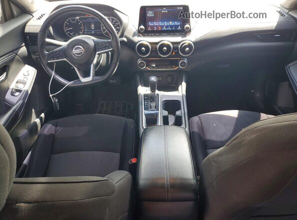 3N1AB8CVXMY326939 2021 NISSAN SENTRA Белый Вид панели приборов