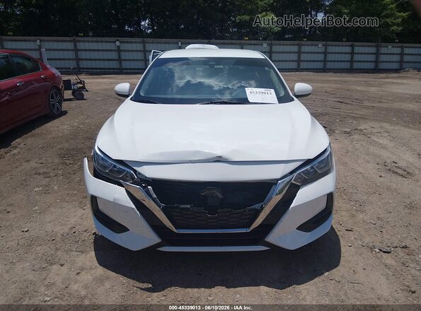 3N1AB8CVXNY247160 2022 NISSAN SENTRA White ხელსაწყოთა პანელის ხედი