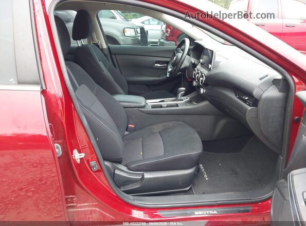 3N1AB8CVXPY230023 2023 NISSAN SENTRA Red Widok wnętrza z przodu