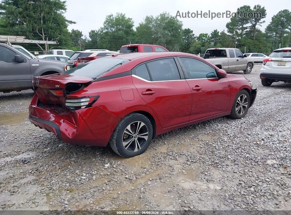 3N1AB8CVXPY230023 2023 NISSAN SENTRA Red Tył prawy