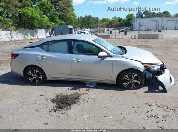 3N1AB8CVXPY233472 2023 NISSAN SENTRA Silver Rear interior view