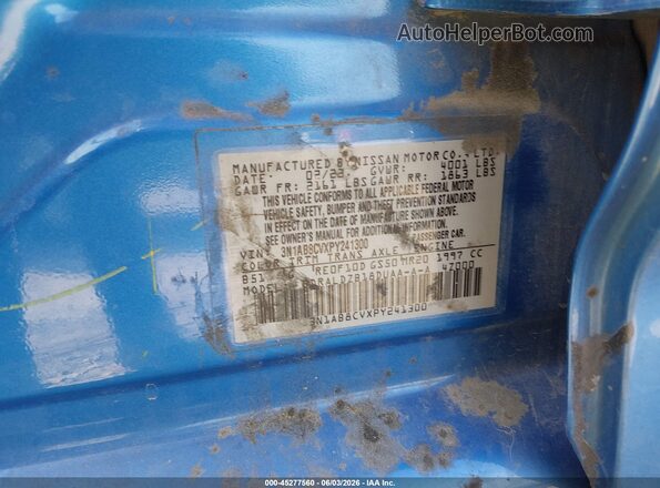 3N1AB8CVXPY241300 2023 NISSAN SENTRA Blue Widok komory silnika