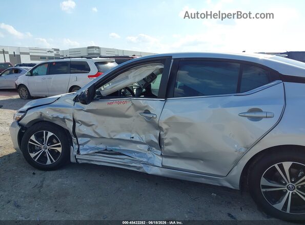 3N1AB8CVXPY275737 2023 NISSAN SENTRA Silver Вид спереду