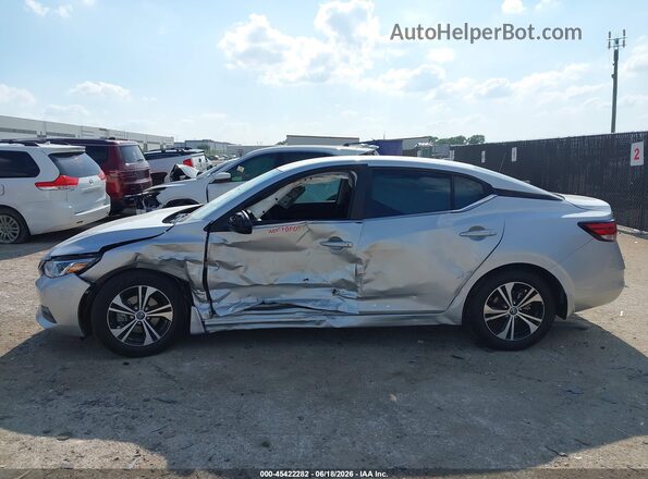 3N1AB8CVXPY275737 2023 NISSAN SENTRA Silver Панорамний вид салону 360°