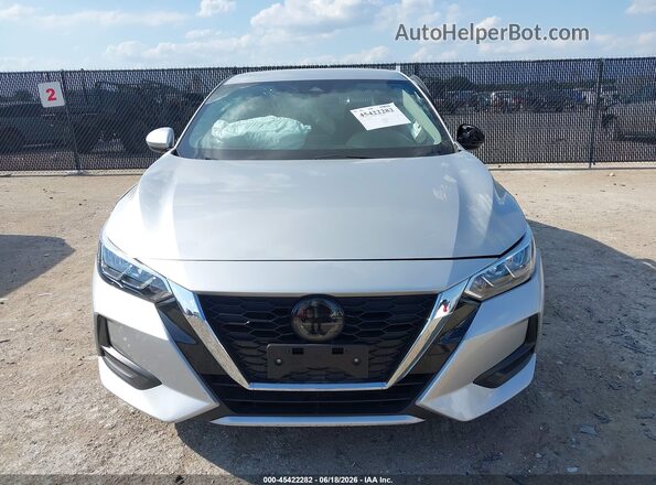 3N1AB8CVXPY275737 2023 NISSAN SENTRA Silver Вид щитка приладів
